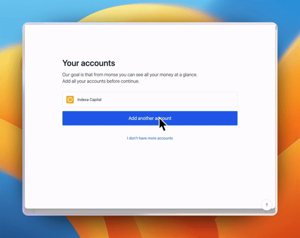 New onboarding experience